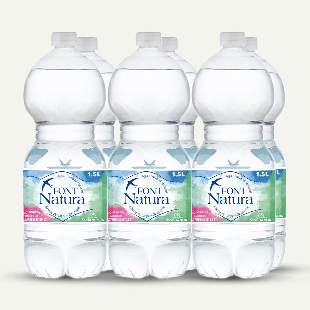 AGUA MINERAL FONT NATURA PET 1,5L P-6