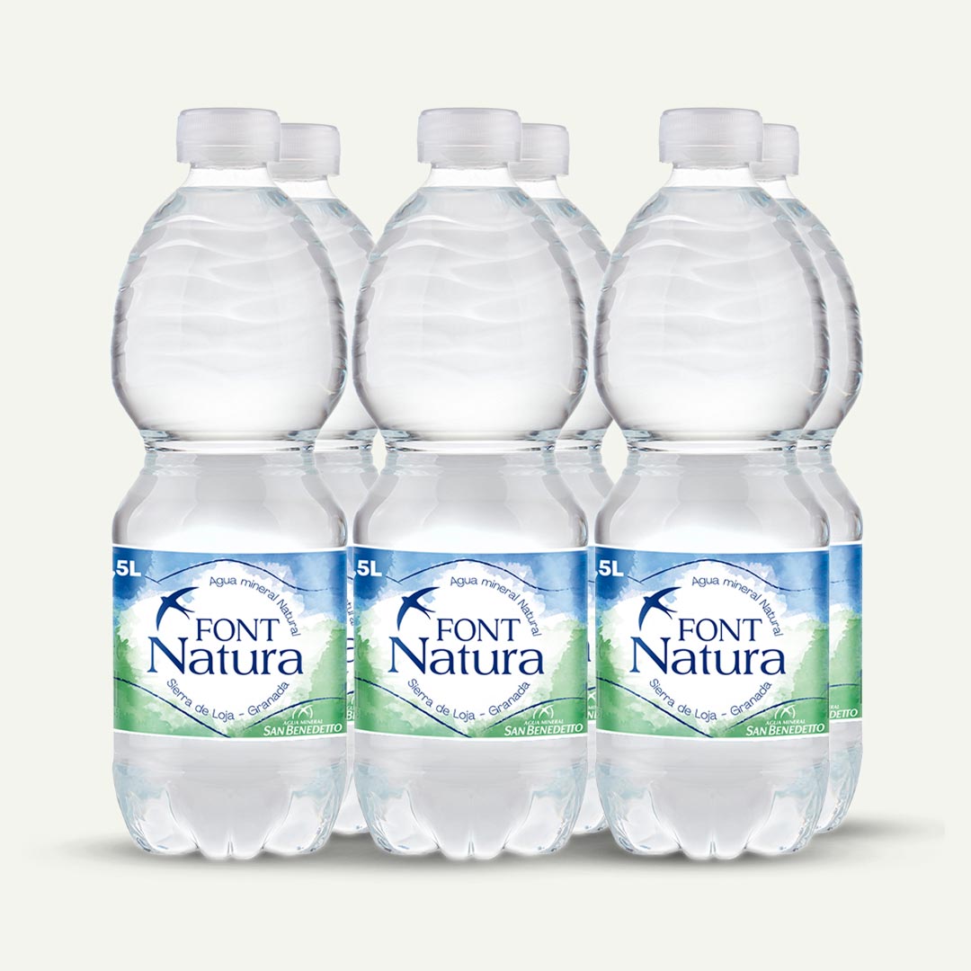 AGUA MINERAL FONT NATURA PET P-6 50CL
