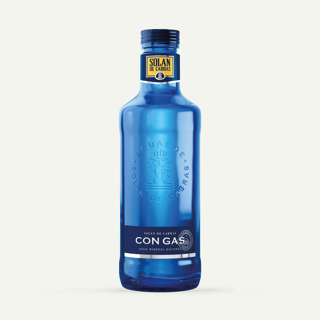 AGUA MINERAL CON GAS SOLAN DE CABRAS 75CL