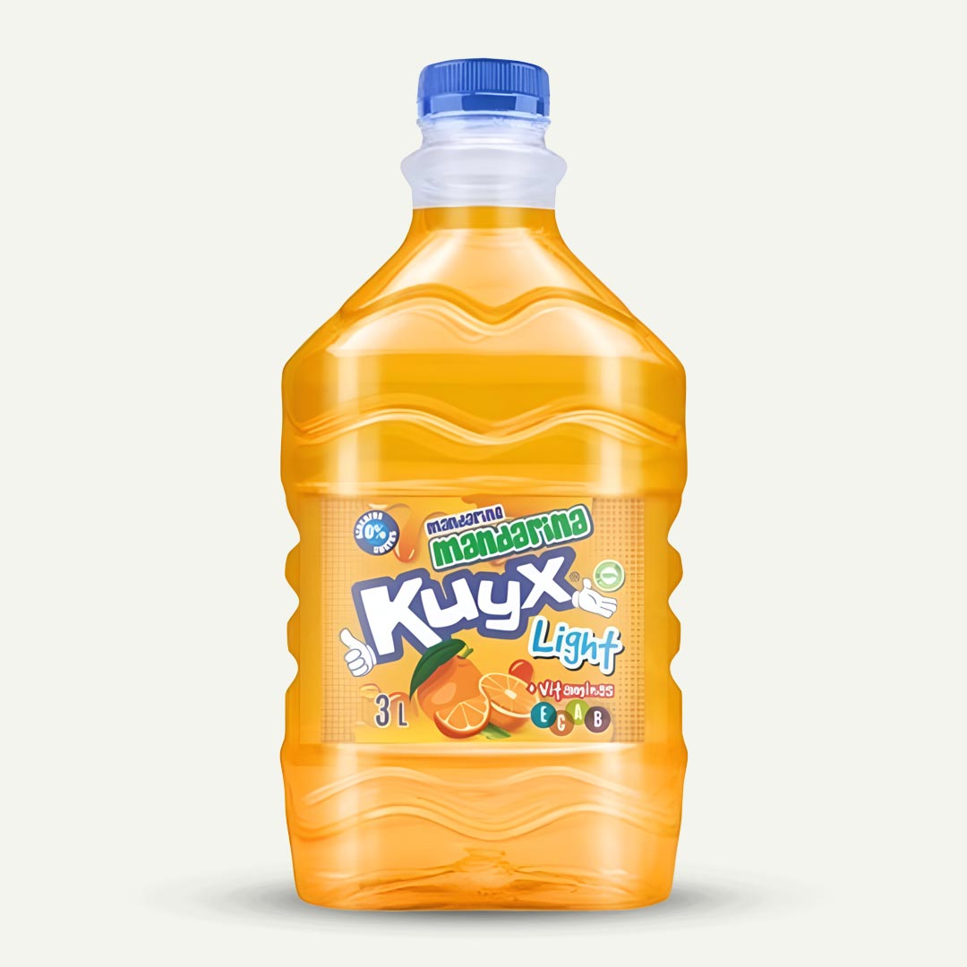 REFRESCO KUYX CON VITAMINAS MANDARINA SIN GAS 3L