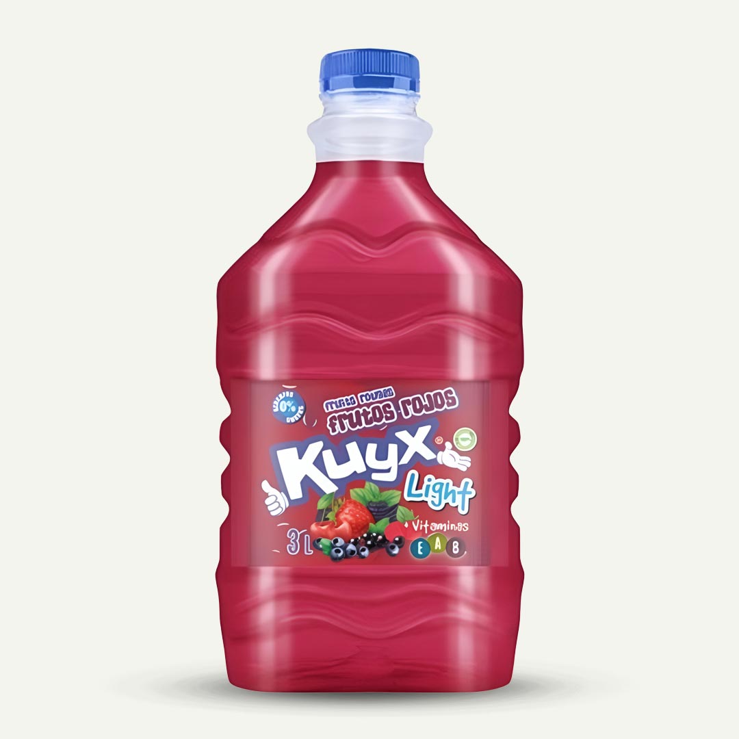 REFRESCO KUYX FRUTOS ROJOS SIN GAS 3L
