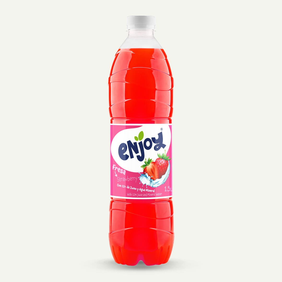 REFRESCO ENJOY FRESA S/GAS PET 1,5L