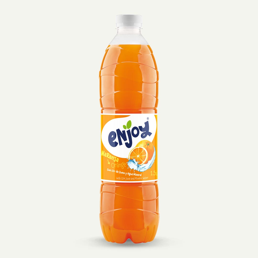 REFRESCO ENJOY NARANJA S/GAS PET 1,5L