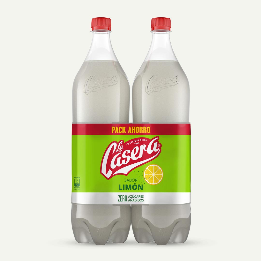 REFRESCO LA CASERA LIMÓN PET 1,5L P-2