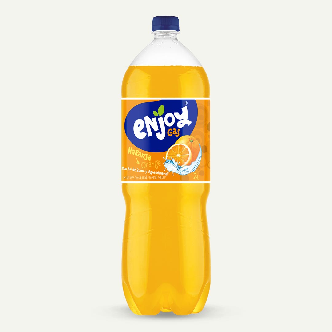 REFRESCO ENJOY CON GAS NARANJA PET 2L