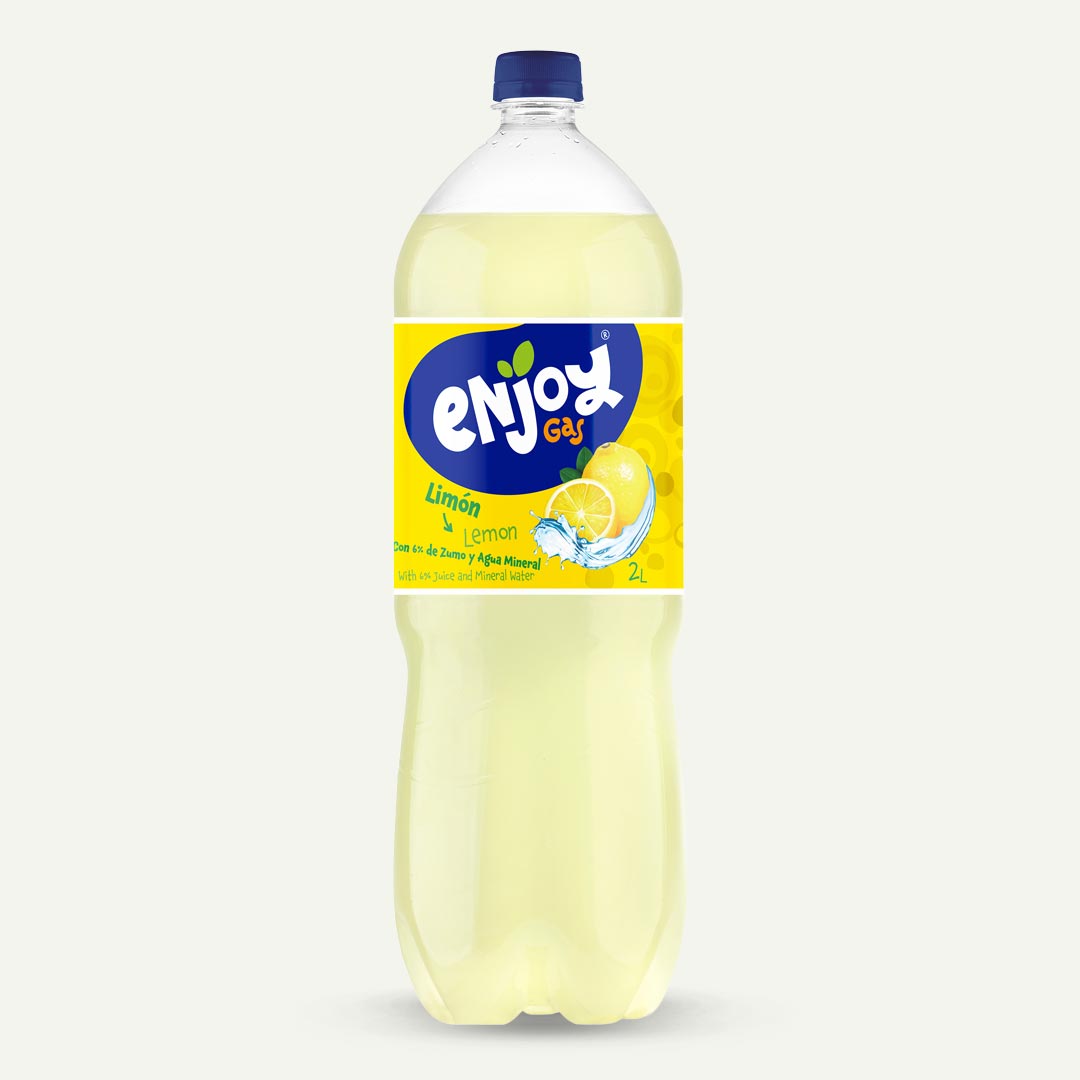 REFRESCO ENJOY CON GAS LIMÓN PET 2L