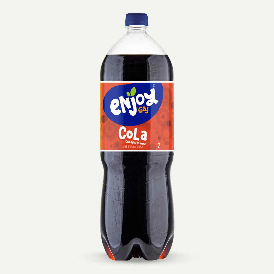 REFRESCO ENJOY C/GAS COLA REGULAR PET 2L