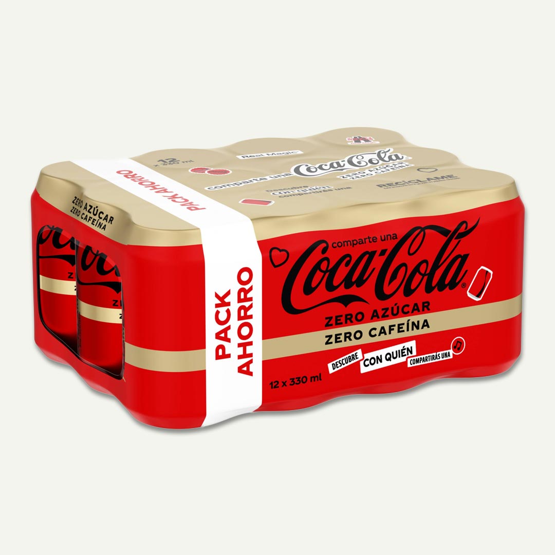 COCA COLA ZERO ZERO LATA P-12 330ML