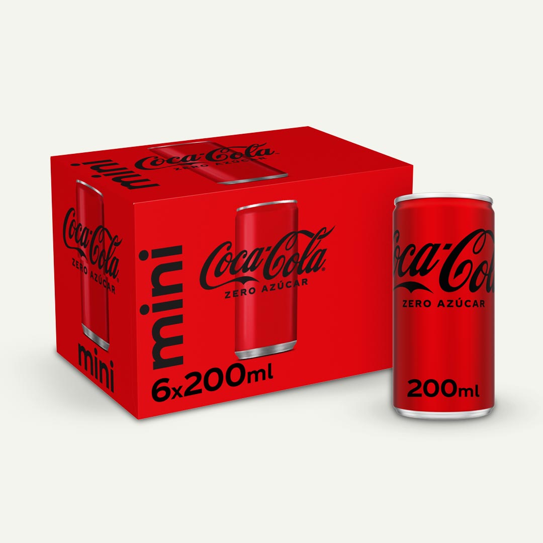 COCA COLA ZERO LATA P-6 200ML