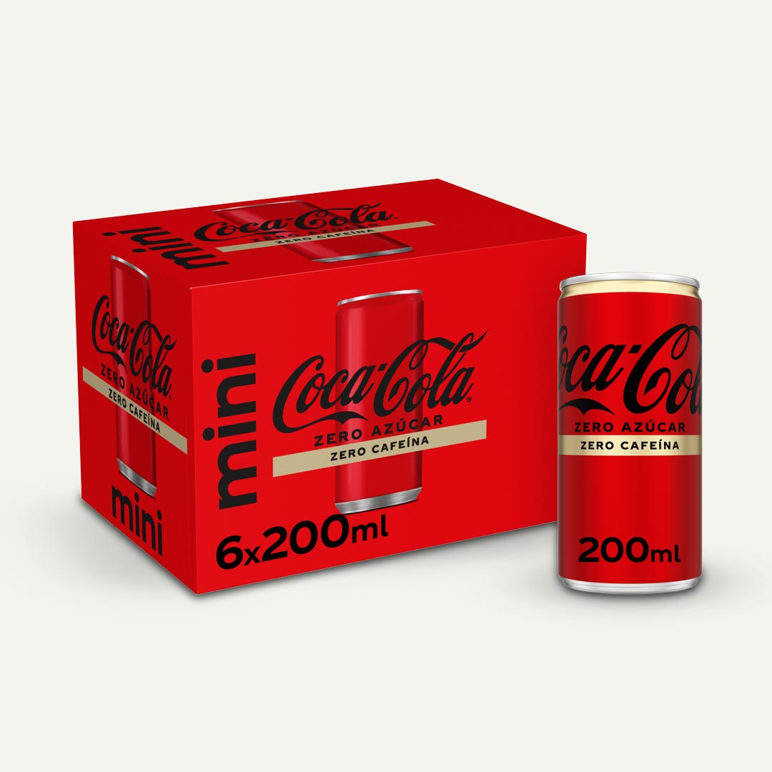 COCA COLA ZERO ZERO LATA P-6 200ML