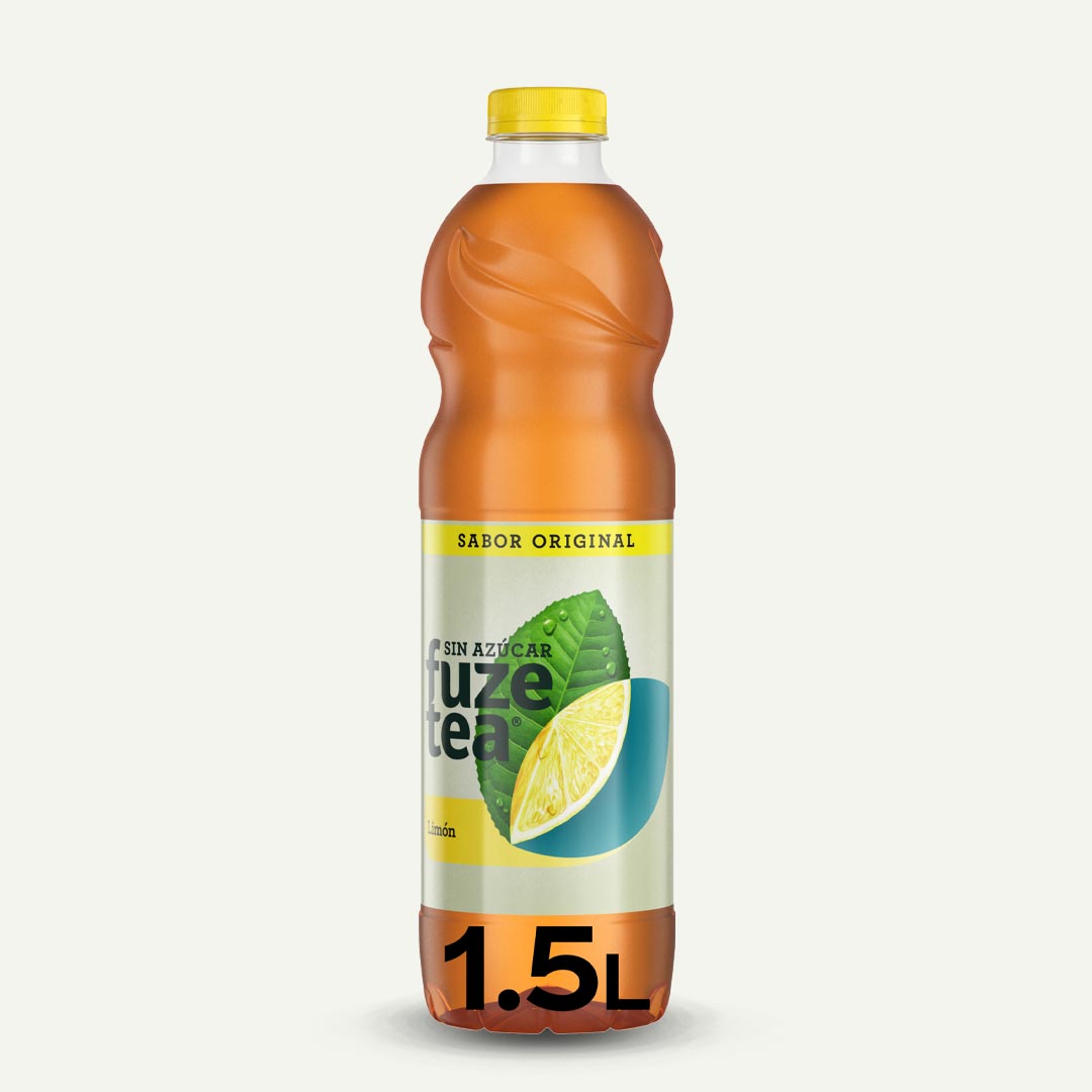 FUZE TEA LIMÓN SIN AZÚCAR PET 1,5L