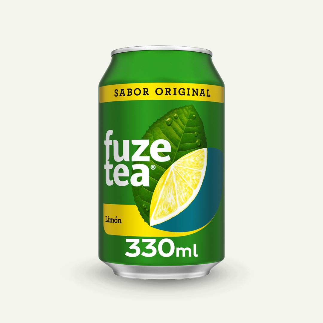 TÉ NEGRO LIMÓN FUZE LATA 33CL