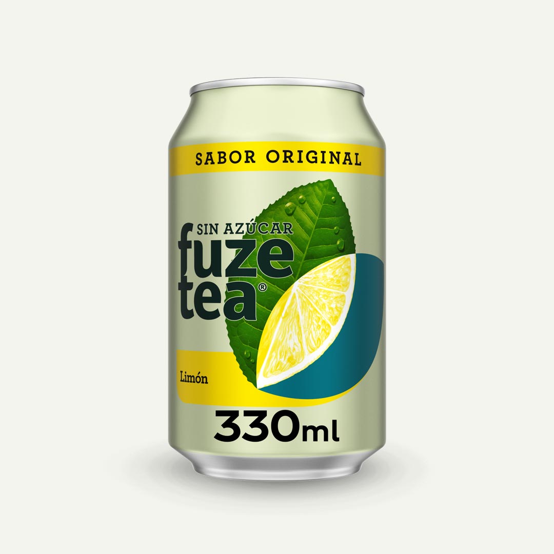 TÉ NEGRO LIMÓN SIN AZÚCAR FUZE LATA 33CL