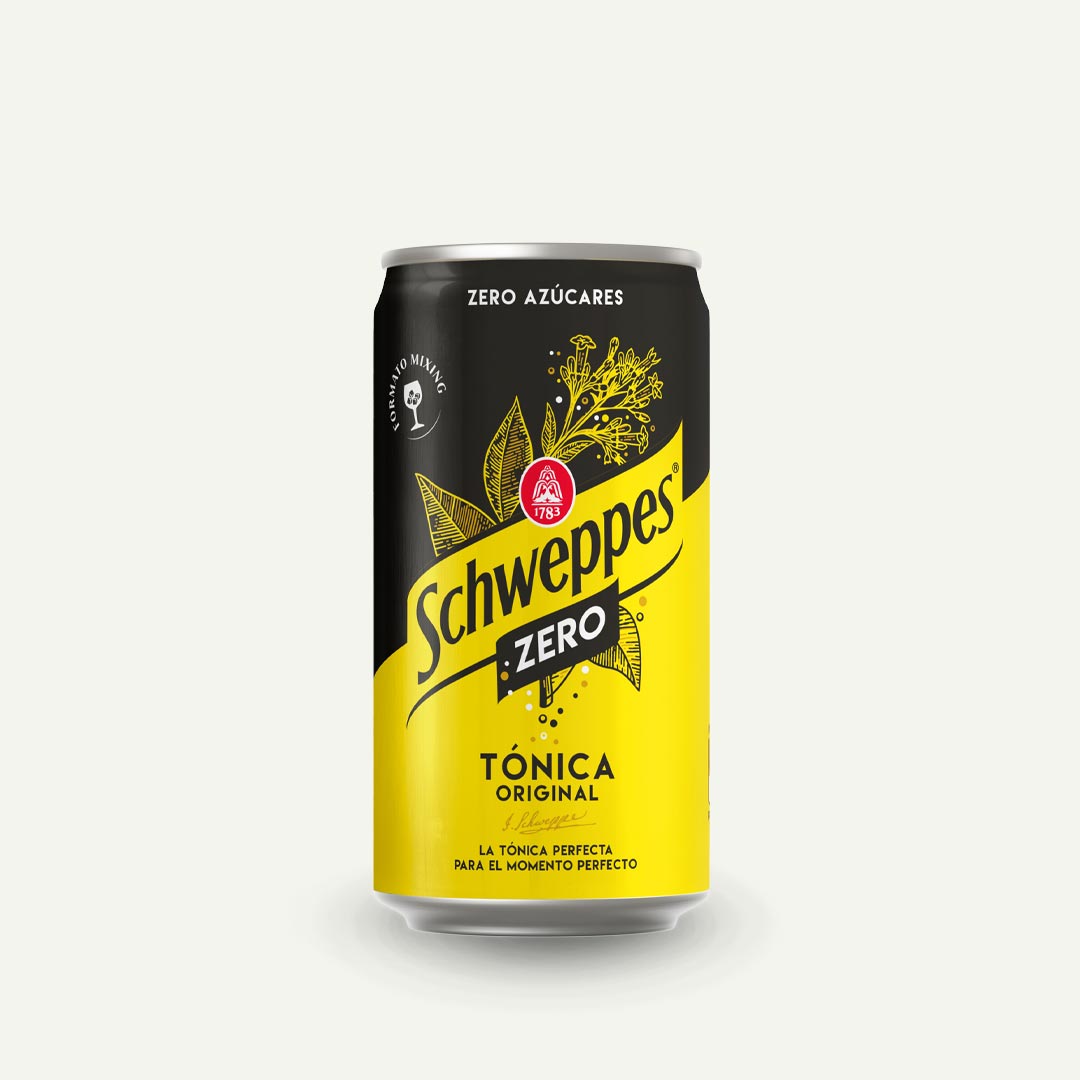 TÓNICA SCHWEPPES ZERO LATA 25CL