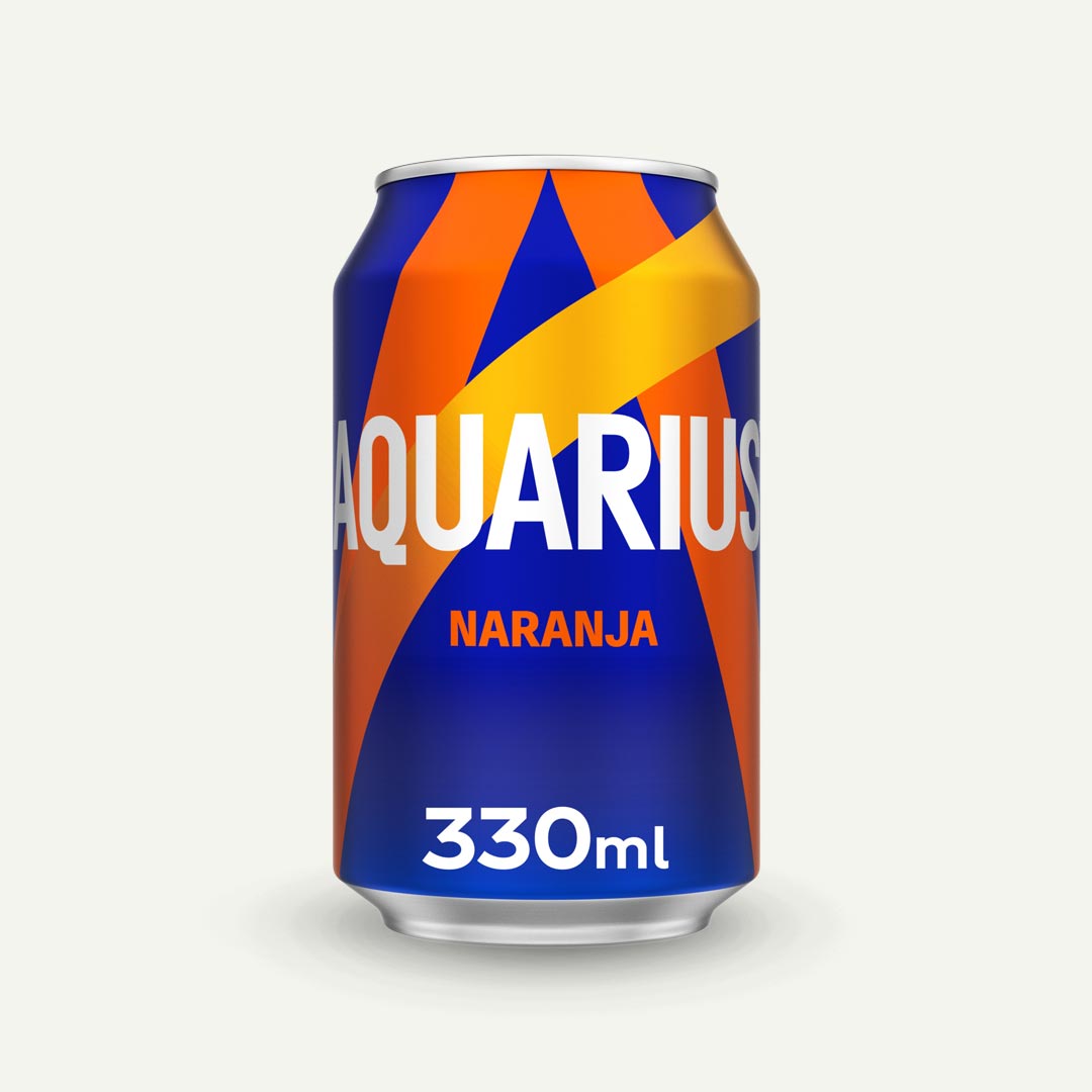 AQUARIUS NARANJA LATA 330ML