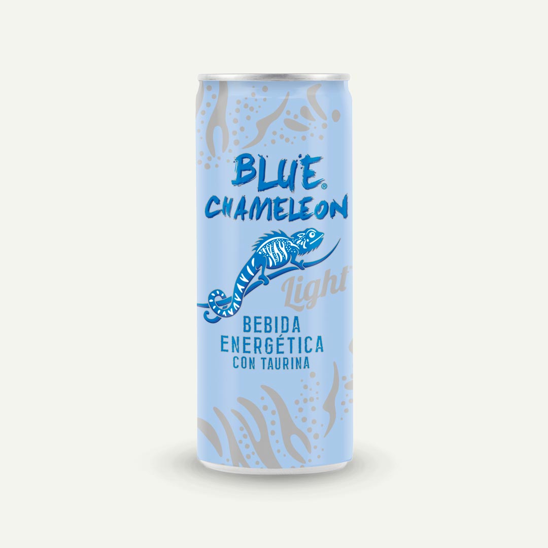 BEBIDA ENERGÉTICA BLUE CHAMELEON LIGHT 25CL
