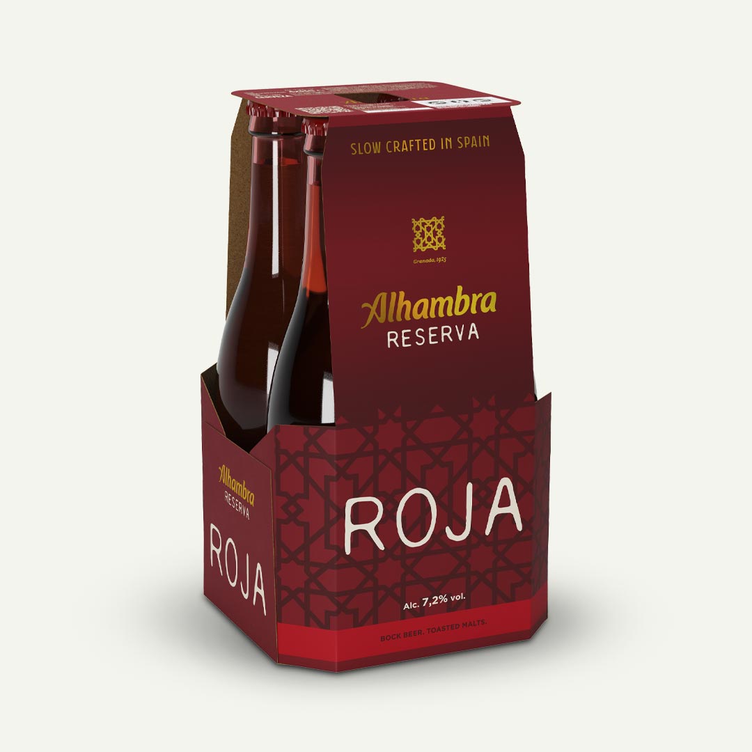 CERVEZA RESERVA ROJA  ALHAMBRA  P-4 33CL