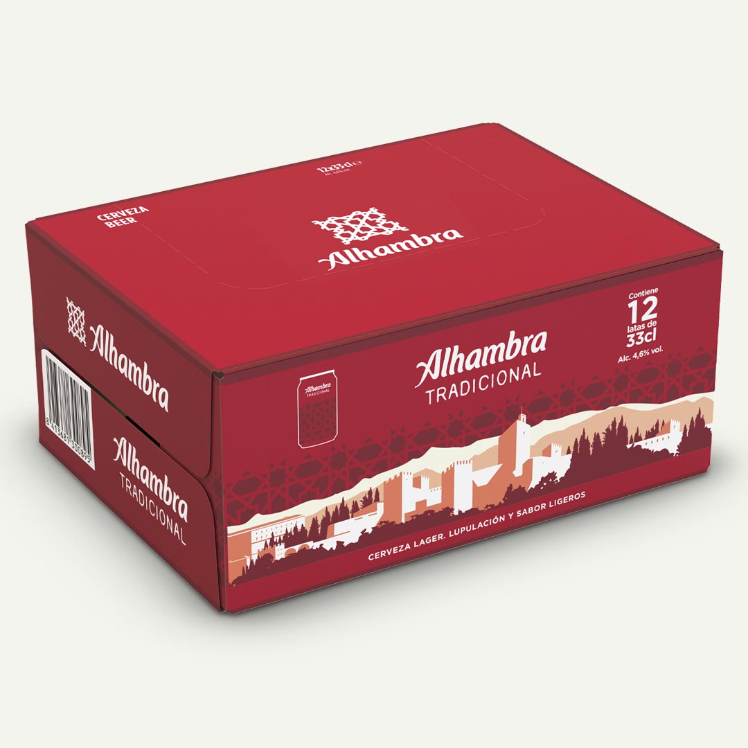 CERVEZA ALHAMBRA LATA P-12X33CL