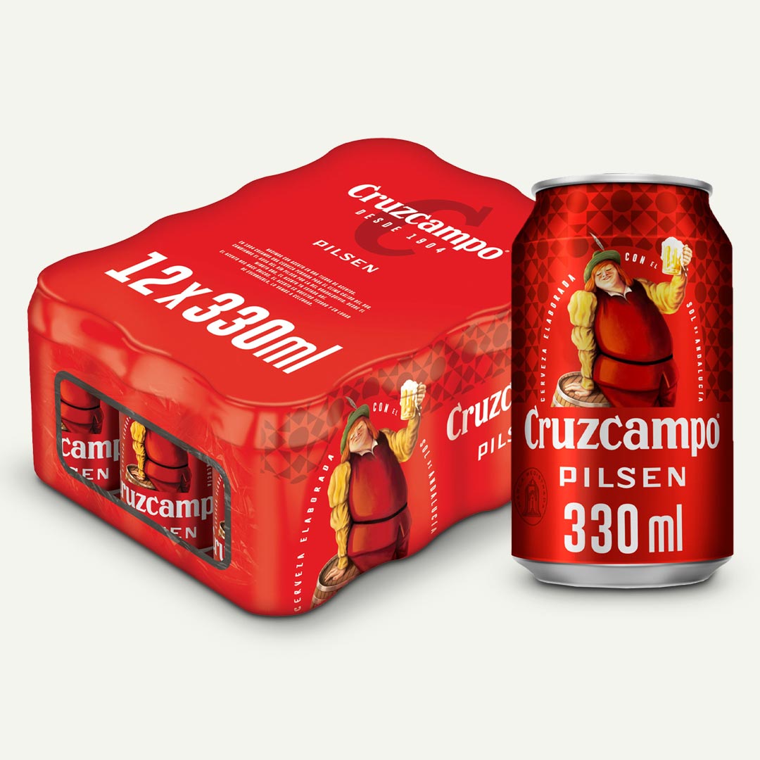 CERVEZA CRUZCAMPO LATA P-12X33CL