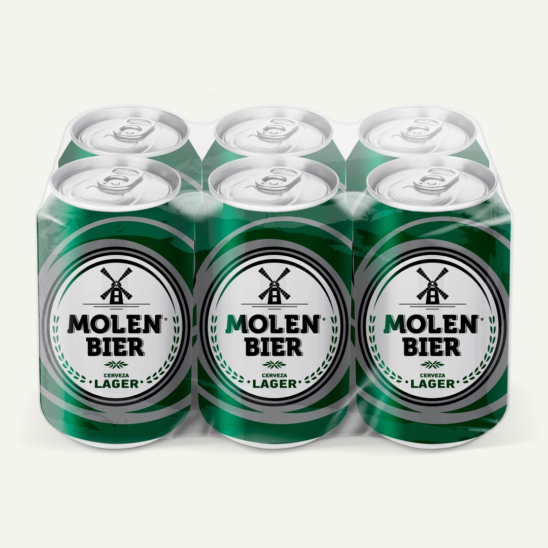 CERVEZA MOLEN BIER LATA P-6X33CL
