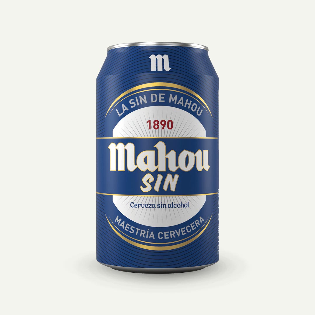 CERVEZA MAHOU SIN ALCOHOL LATA 33CL