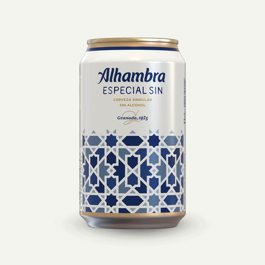 CERVEZA  ESPECIAL SIN ALCOHOL  ALHAMBRA LATA 33CL