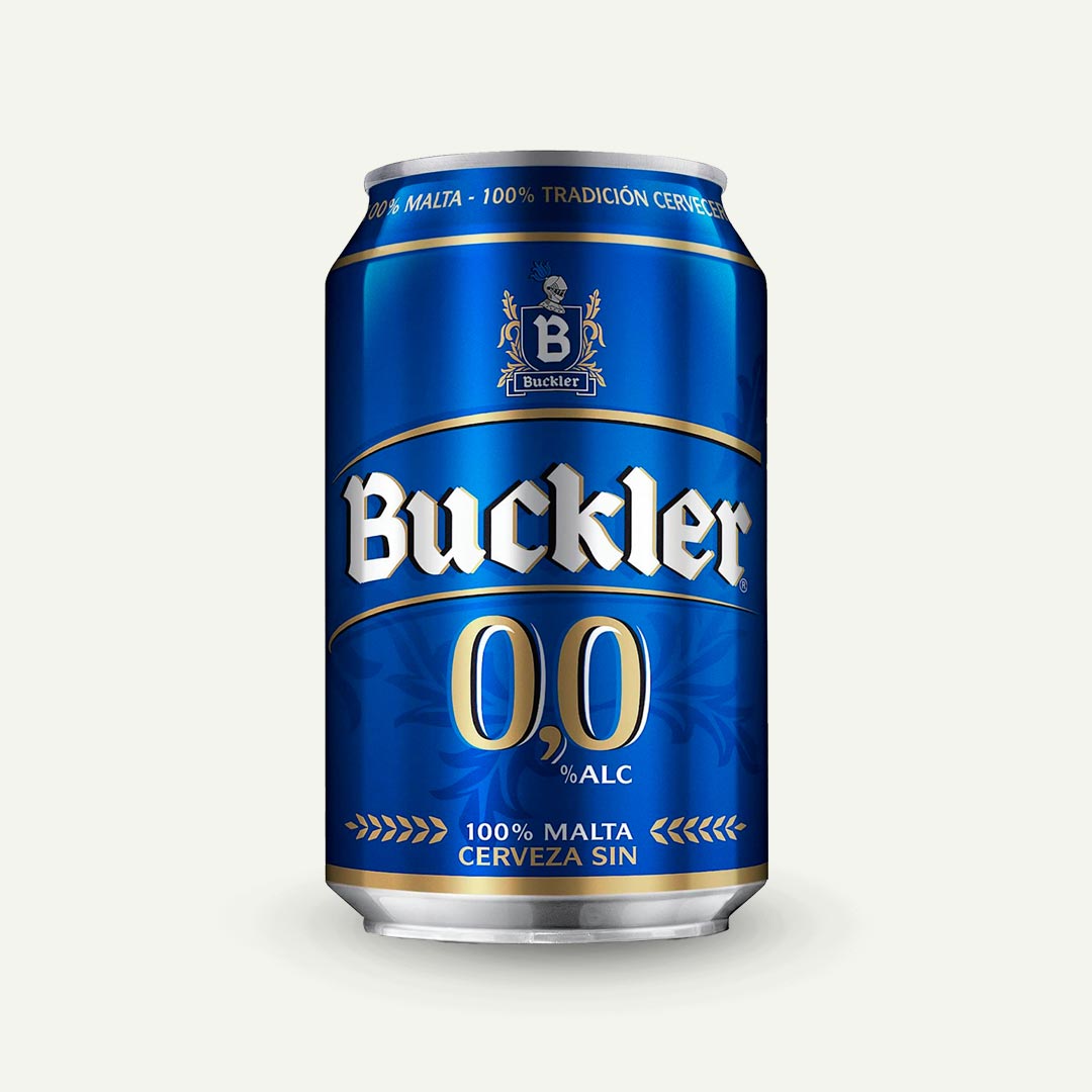 CERVEZA BUCKLER 0,0 LATA 33CL