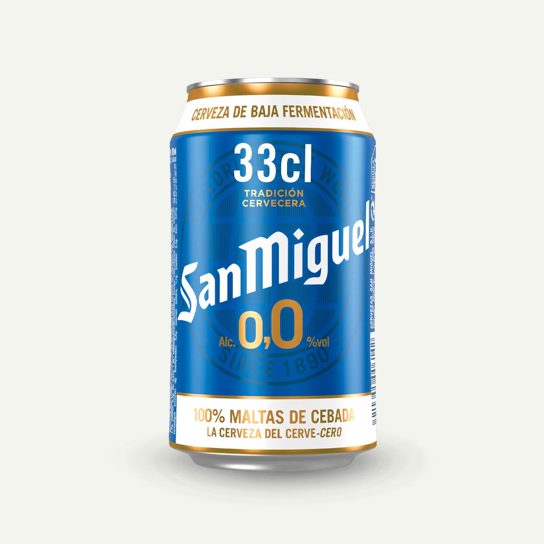 CERVEZA 0,0 SAN MIGUEL LATA 33CL