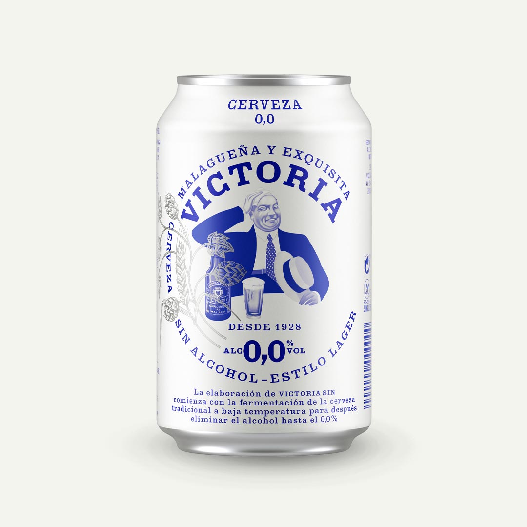 CERVEZA SIN ALCOHOL VICTORIA  LATA 33CL