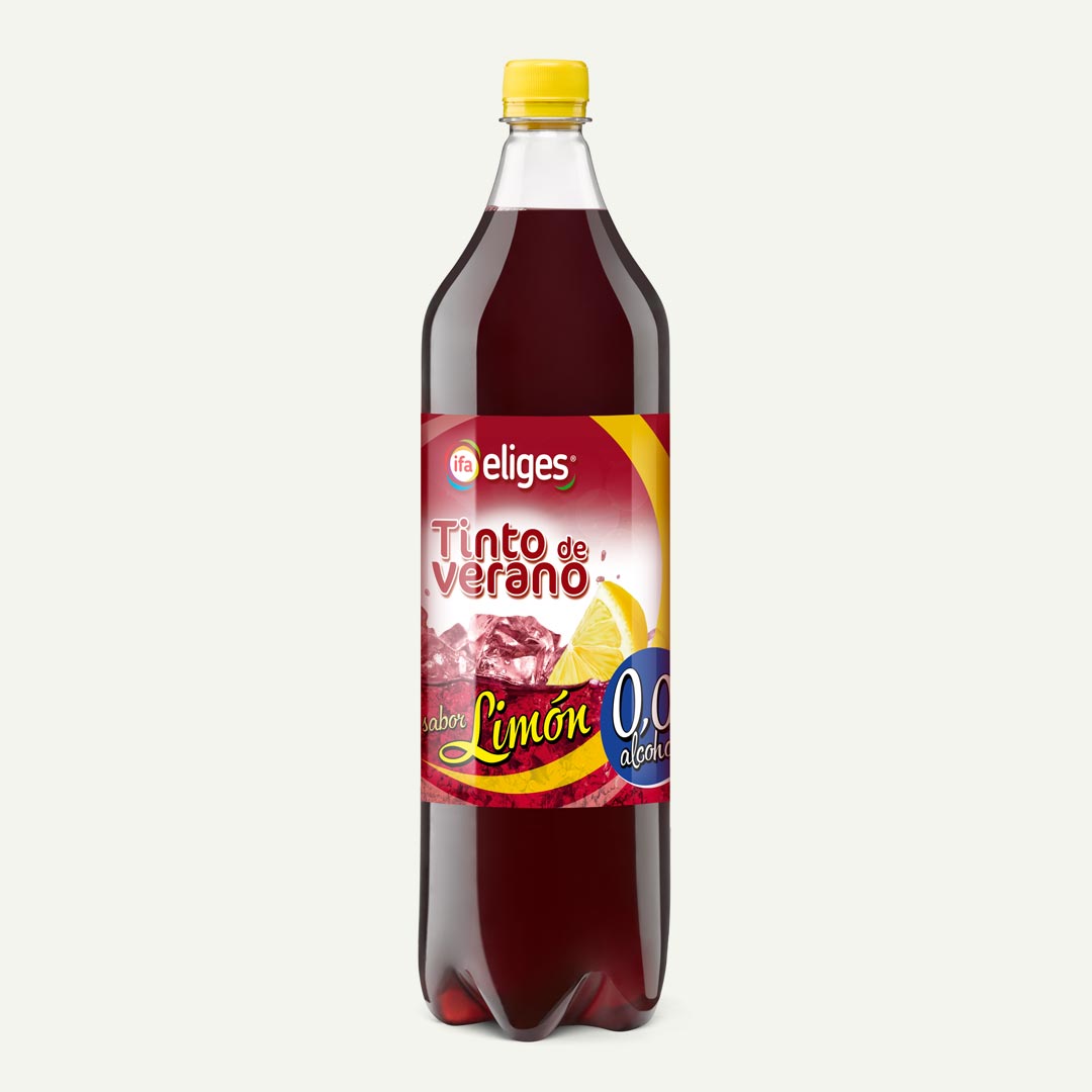 TINTO VERANO IFA LIMÓN SIN ALCOHOL 1,5L