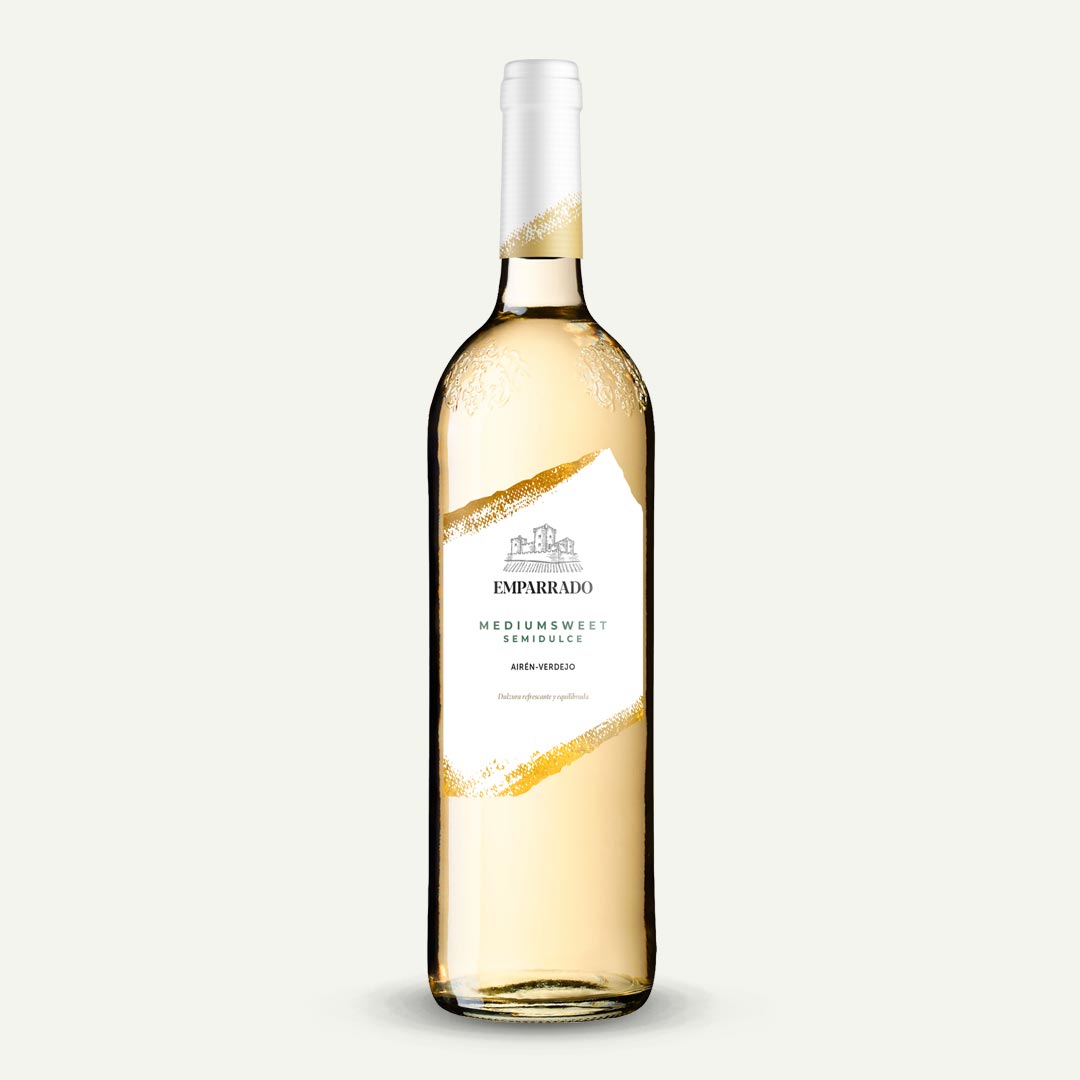 VINO BLANCO SEMIDULCE EMPARRADO 75CL