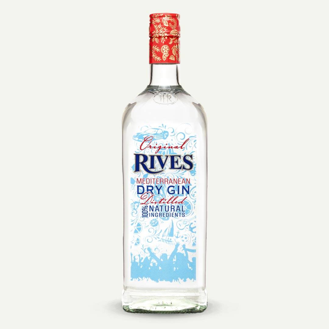 GINEBRA RIVES BOTELLA 1L