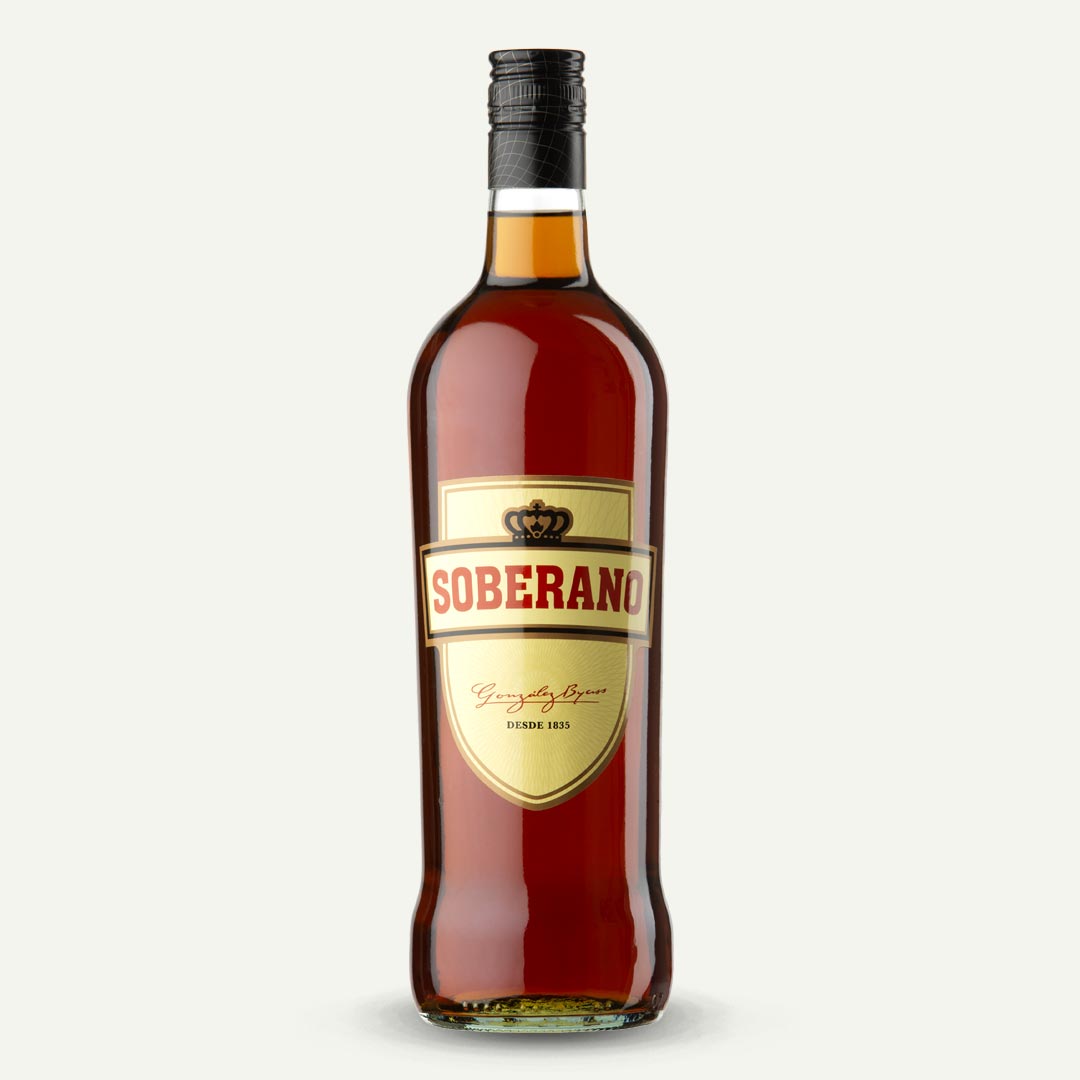 BRANDY SOBERANO BOTELLA 1L