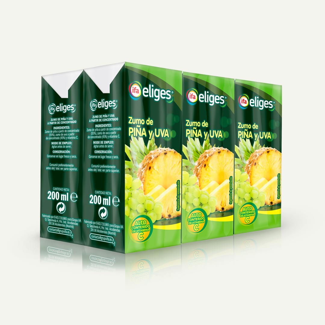 ZUMO PIÑA-UVA IFA-ELIGES P-6 20CL