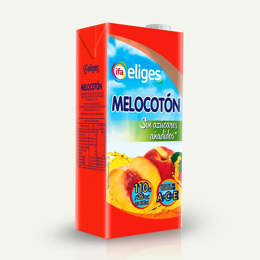 NECTAR MELOCOTÓN IFA-ELIGES SIN AZÚCAR 1L