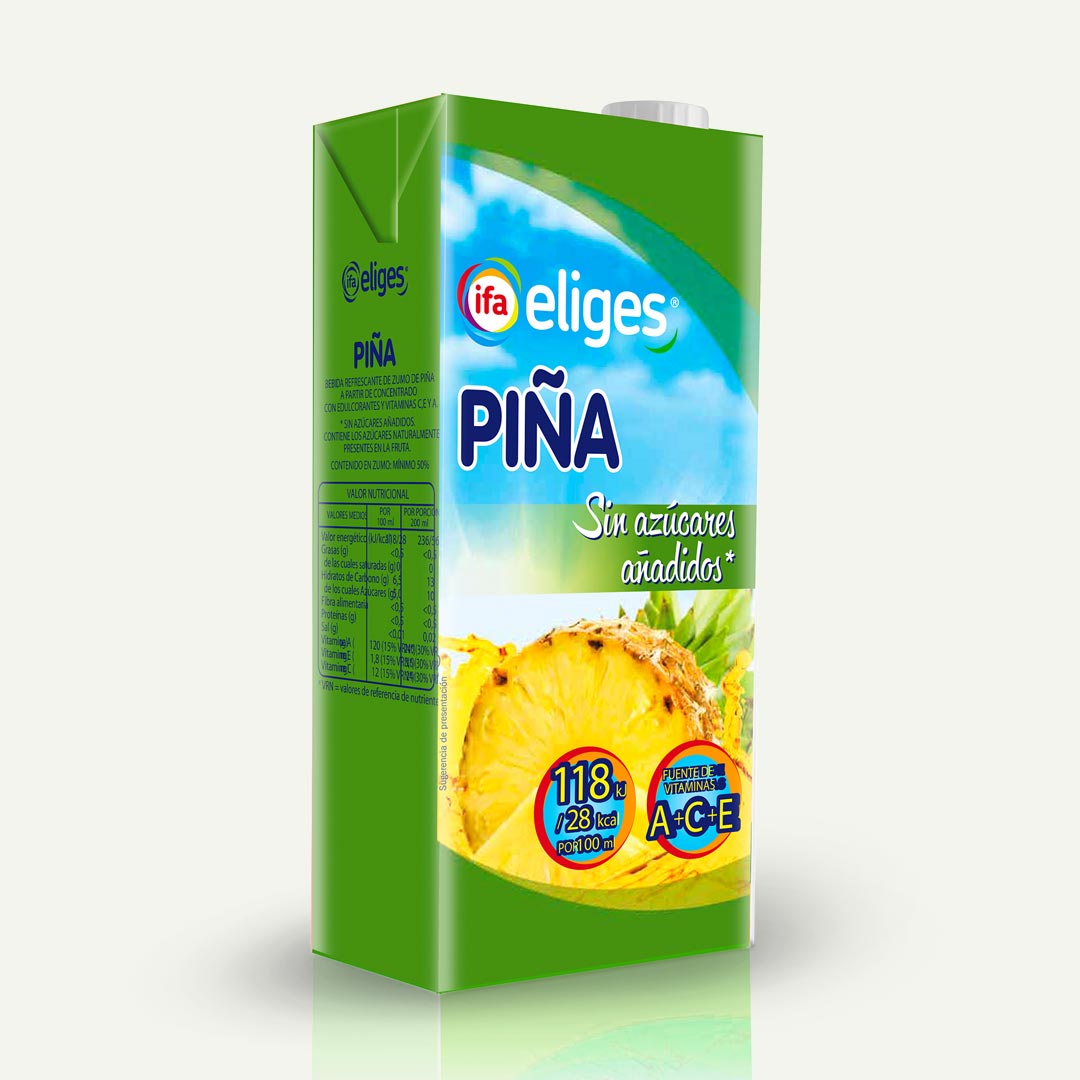 NECTAR PIÑA IFA-ELIGES SIN AZÚCAR 1L