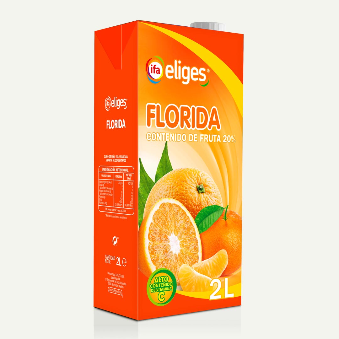 BEBIDA REFRESCANTE FLORIDA IFA ELIGES 2L