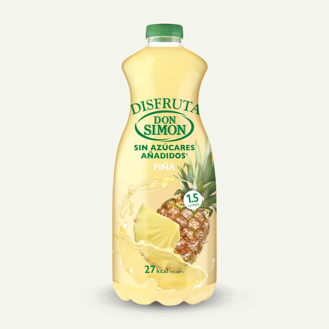 BEBIDA ZUMO SIN AZUCAR PIÑA DON SIMON1.5L