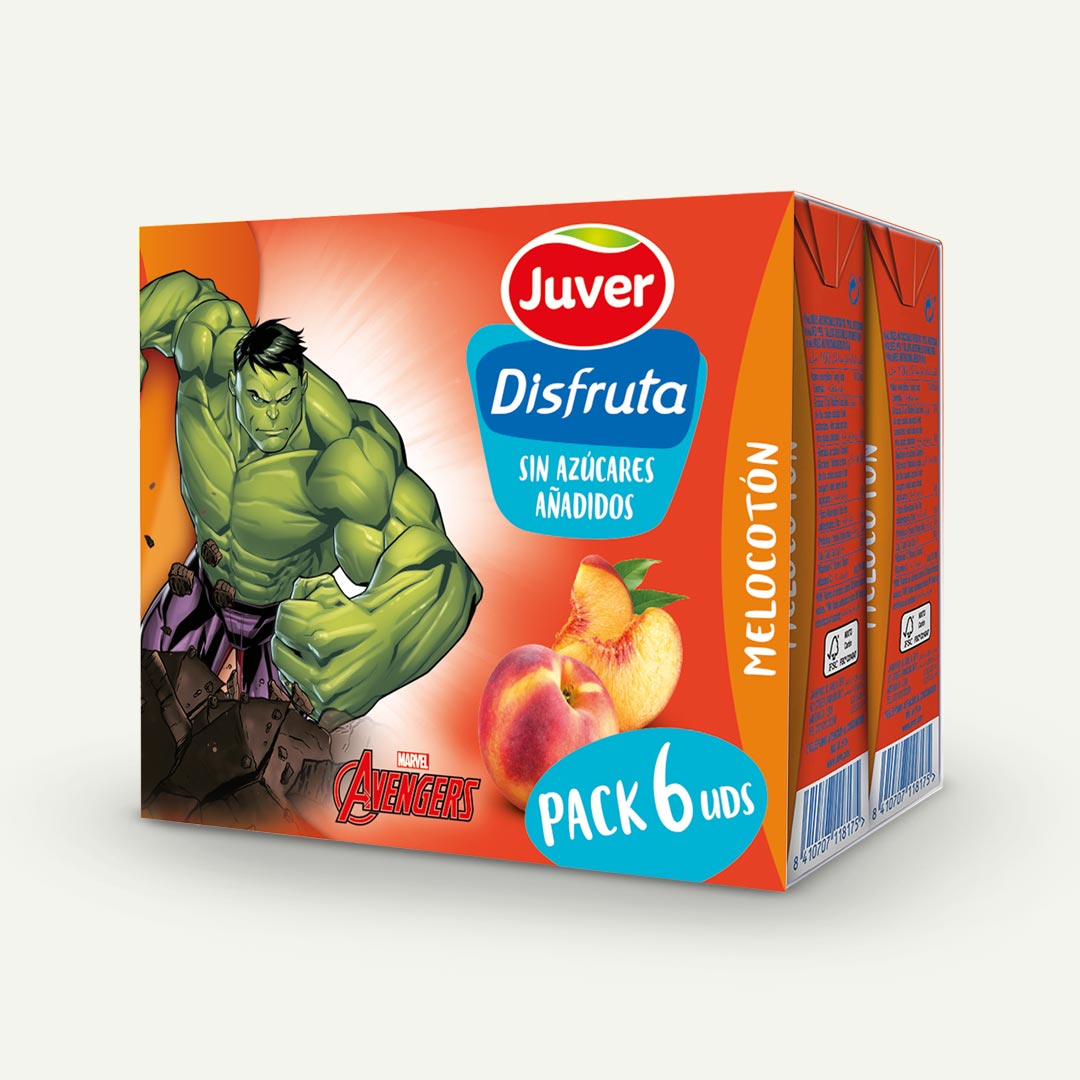 BEBIDA REFRESCANTE MELOCOTON S/AZUCAR JUVER P-6X20CL