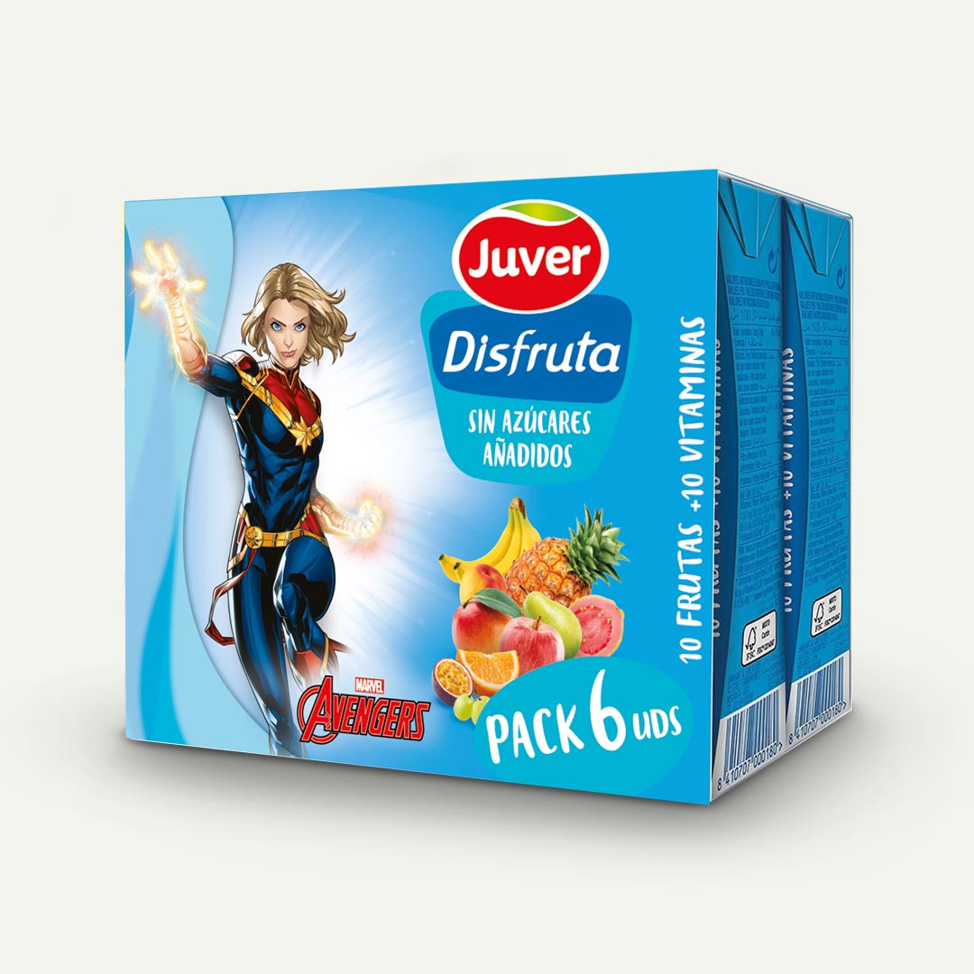BEBIDA REFRESCANTE FRU+VITA  S/AZUCAR JUVER P-6X20CL