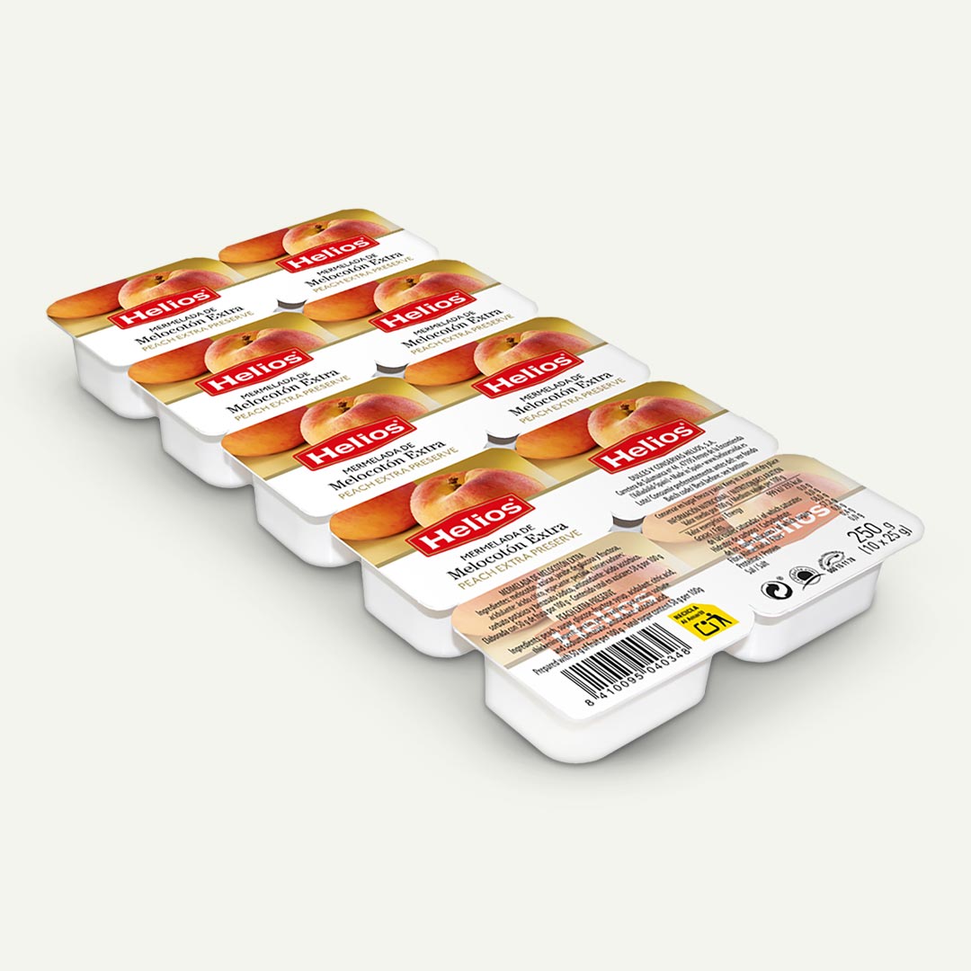MERMELADA MELOCOTON HELIOS P-10X25G