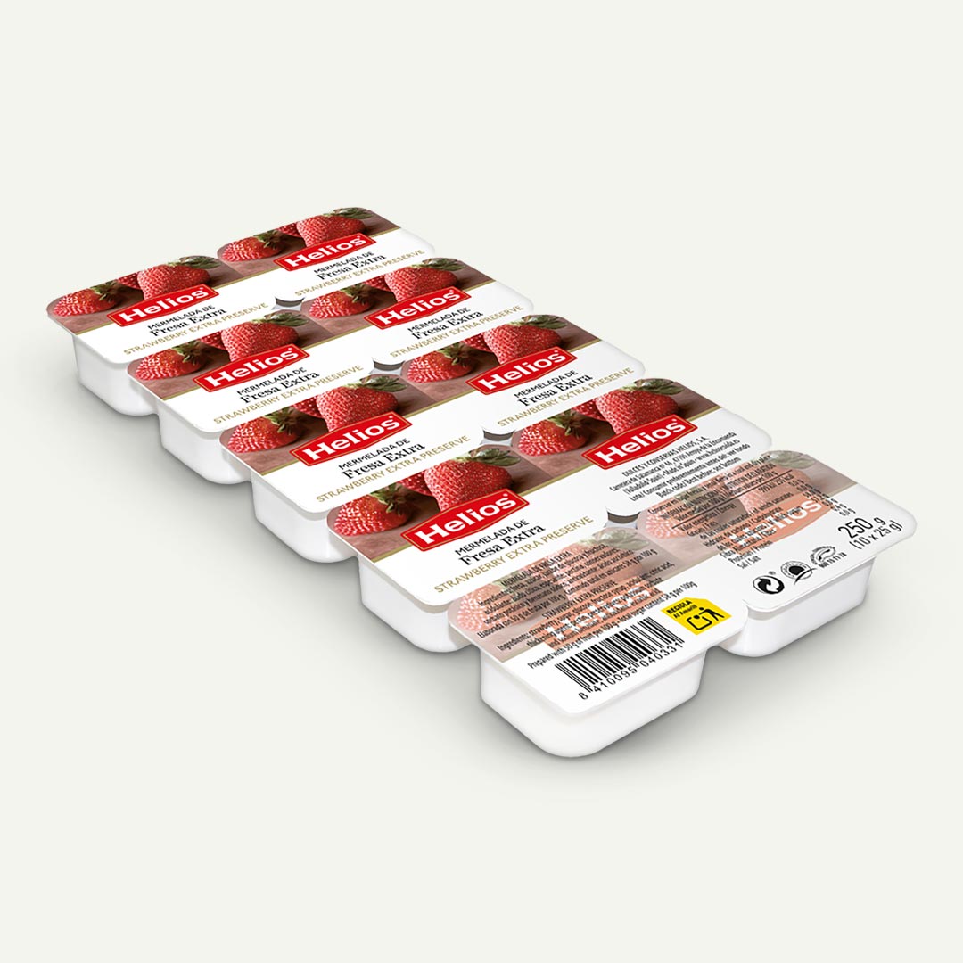 MERMELADA FRESA HELIOS P-10X25G