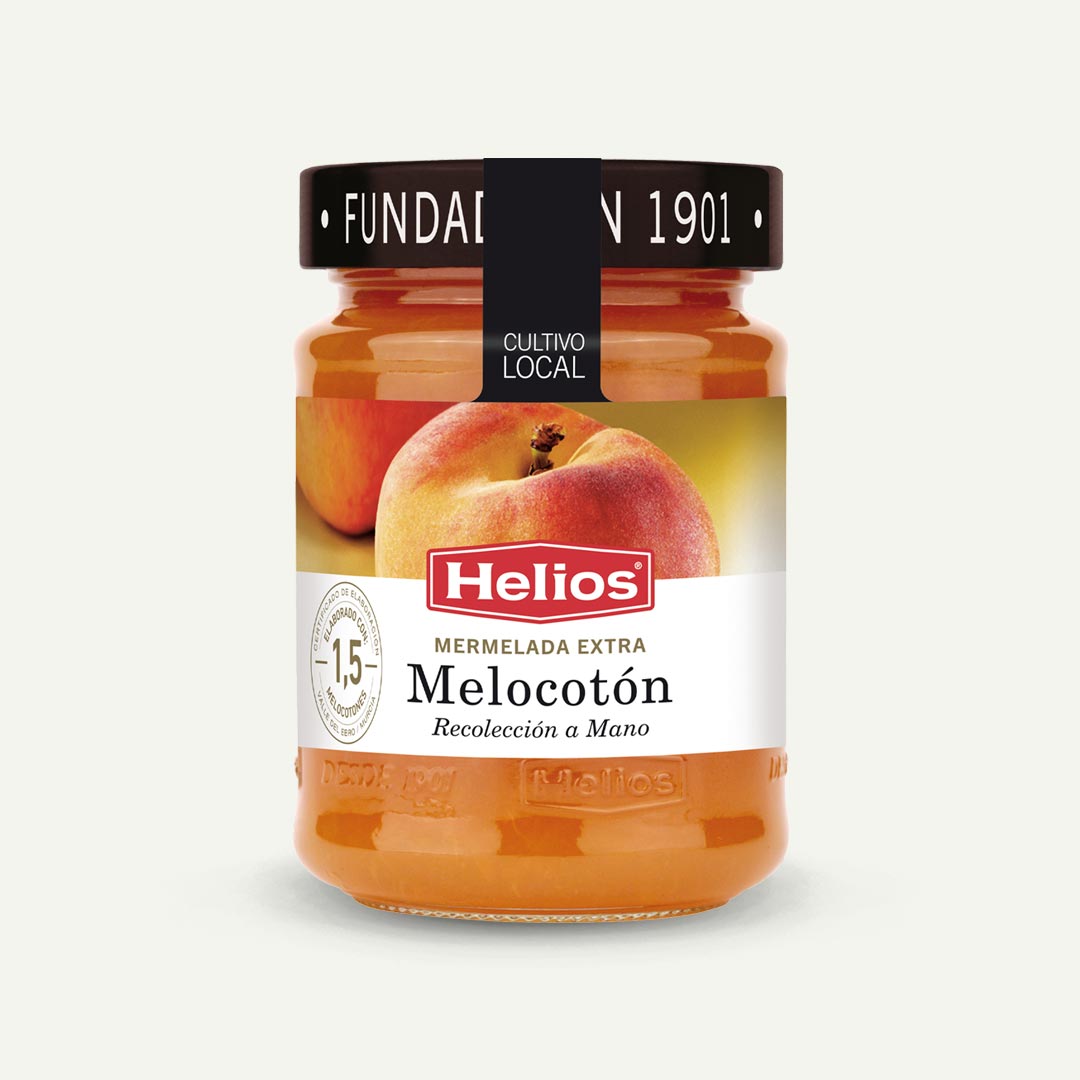 MERMELADA MELOCOTON HELIOS TARRO 340G