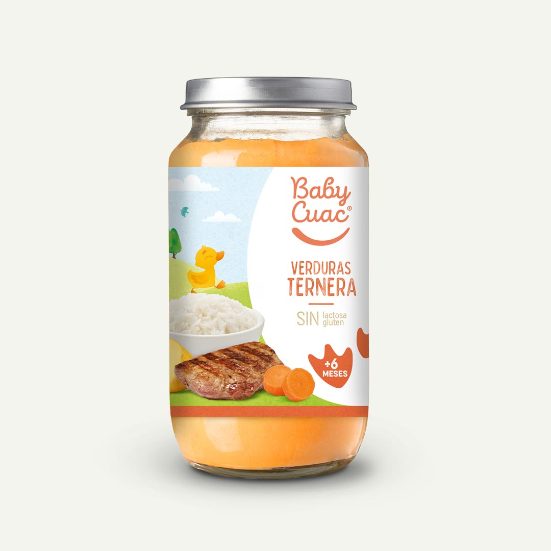 TARRITO VERDURAS-TERNERA BABY CUAC 250G