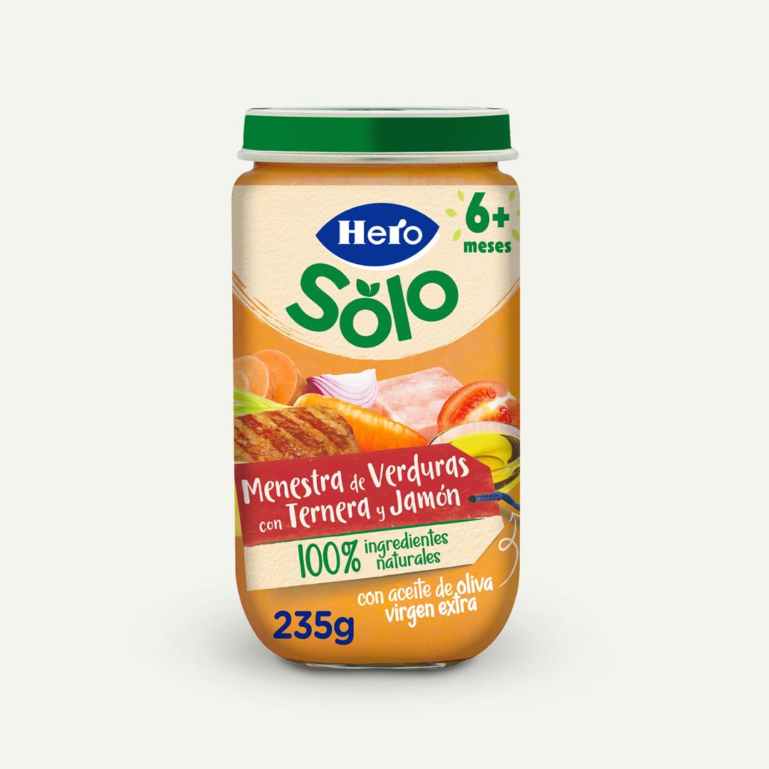 TARRITO MENESTRA CON JAMÓN Y TERNERA HERO 235G