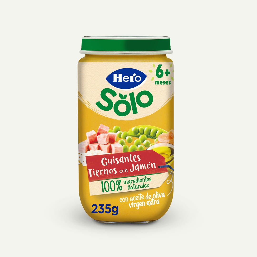 TARRITO GUISANTES-JAMON HERO 235G