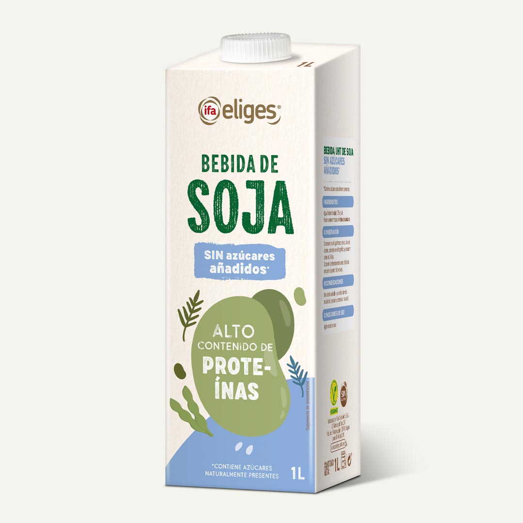 BEBIDA SOJA SIN AZÚCAR AÑADIDO IFA ELIGES 1L