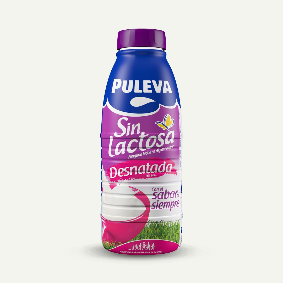 LECHE MAÑANAS SIN LACTOSA DESNATADA PULEVA BOTELLA 1L