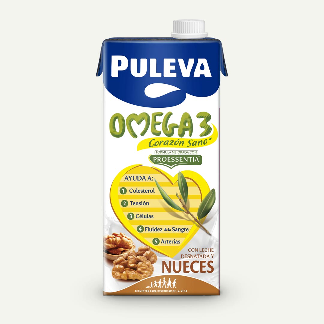 LECHE OMEGA-3 CON NUECES PULEVA 1L