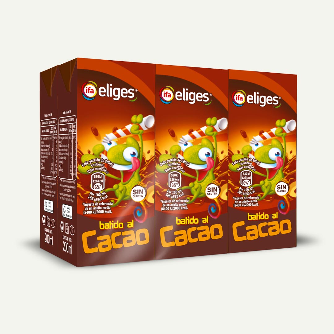 BATIDO CACAO IFA ELIGES P-6X 20CL